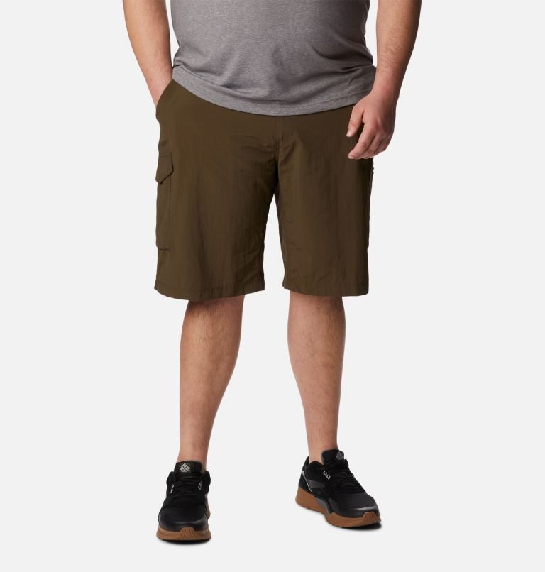 Columbia Silver Ridge Cargo Shorts Herre Mørke Brune | Plus Size 57309P